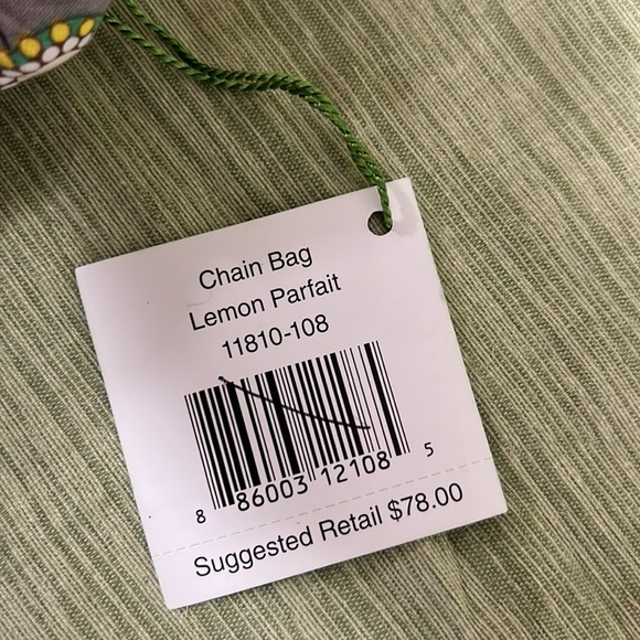 Vera Bradley chain bag in Lemon Parfait print - Picture 6 of 6